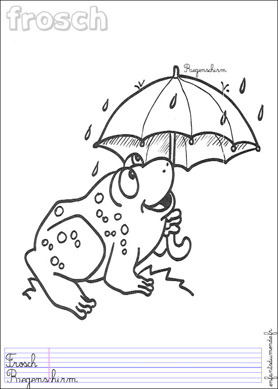 coloriage grenouille 3
